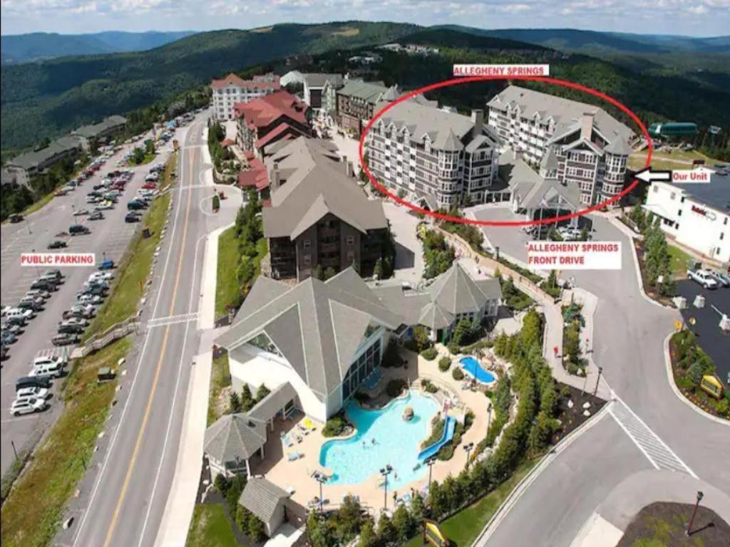 Allegheny Spring 239 King, Bed/Ski-In, Out/Pool & Hot Tub Snowshoe Kültér fotó